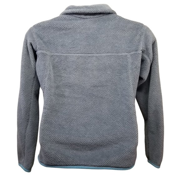 Patagonia M Synchilla Pullover Fleece Jacket Gray Blue Re Tool Snap T Waffle Wea - Picture 3 of 10